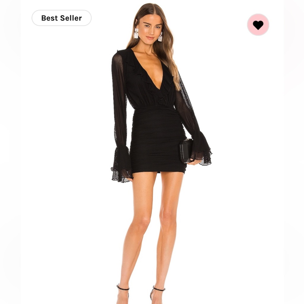 Black revolve mini dress